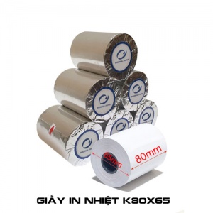 GIẤY IN NHIỆT K80 x 65MM